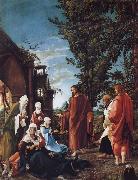 Adam  Elsheimer The Baptism of Christ oil on canvas